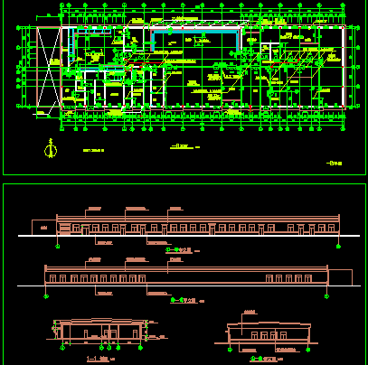 食品加工廠建筑施工圖紙免費下載 工業(yè) 農(nóng)業(yè)建筑